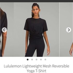 Lululemon lightweight yoga Tee